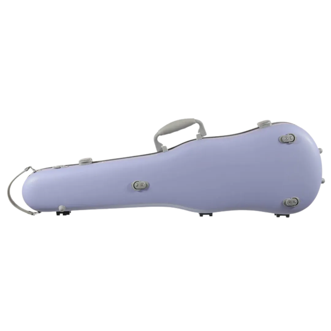 JML Carbon Fibre 1.5 Shaped Violin Case Twilight Purple 4/4