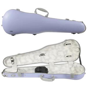 JML Carbon Fibre 1.5 Shaped Violin Case Twilight Purple 4/4
