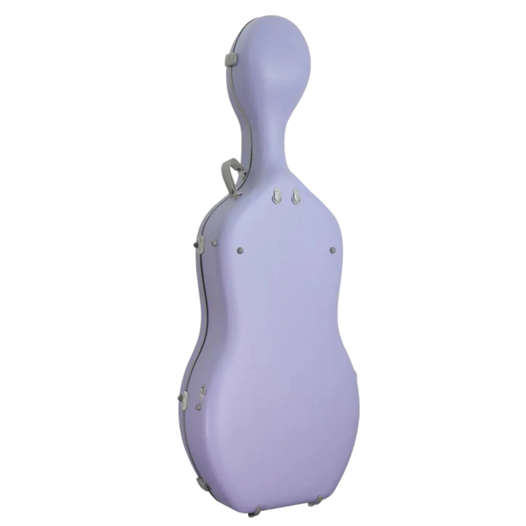JML CL6 Carbon Fibre 2.9 Cello Case Twilight Purple 4/4
