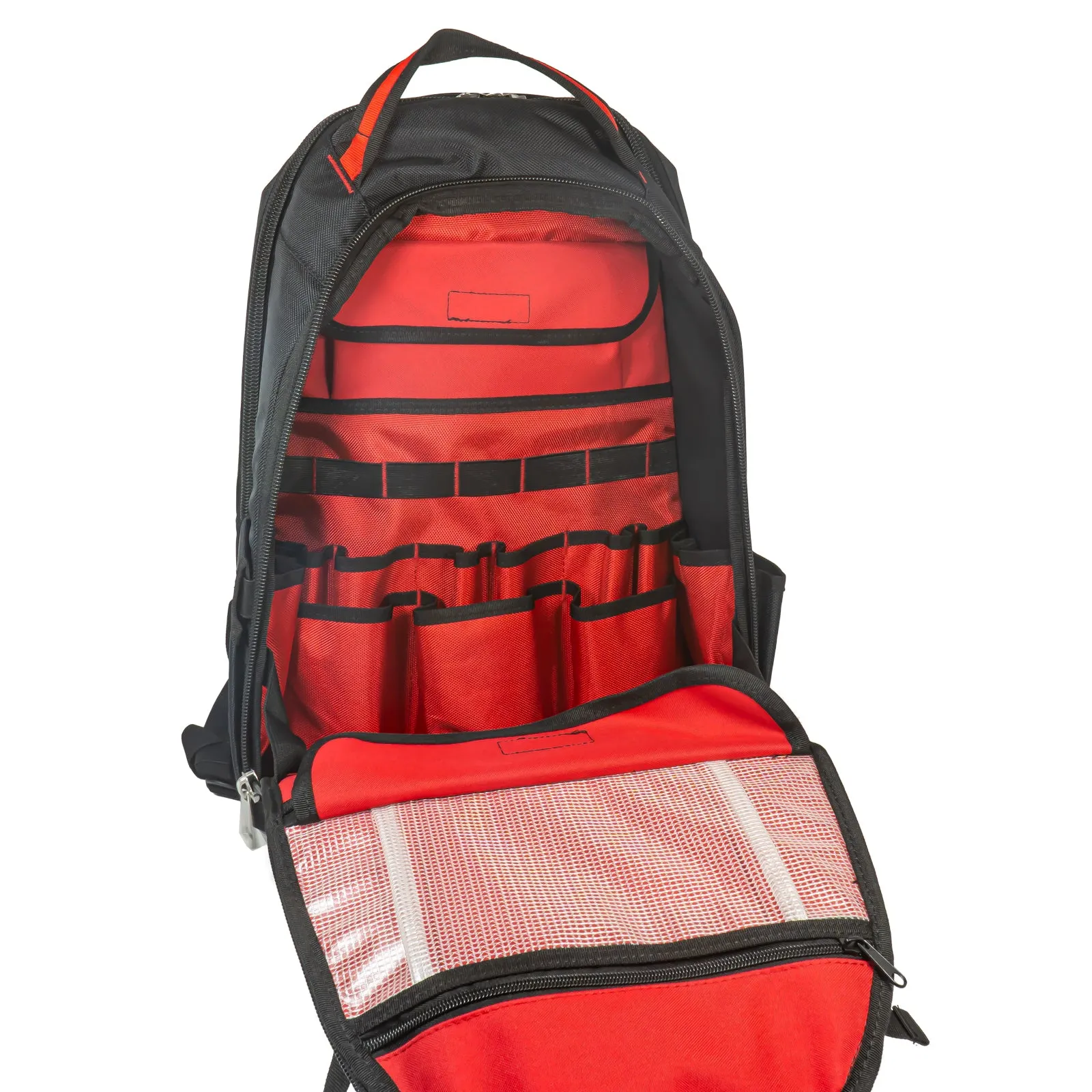 Jobsite Rucksack Werkzeugrucksack (1680 DEN Ballistic-Nylon, 35 Einsteckfächer)