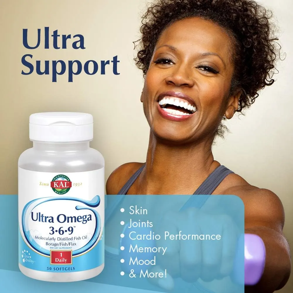 Kal Ultra Omega 3-6-9 1200 Mg