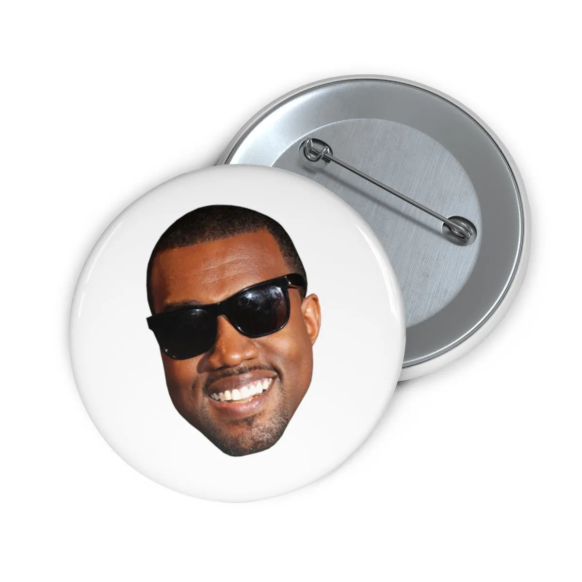 Kanye West Meme Face Funny face Pin Buttons