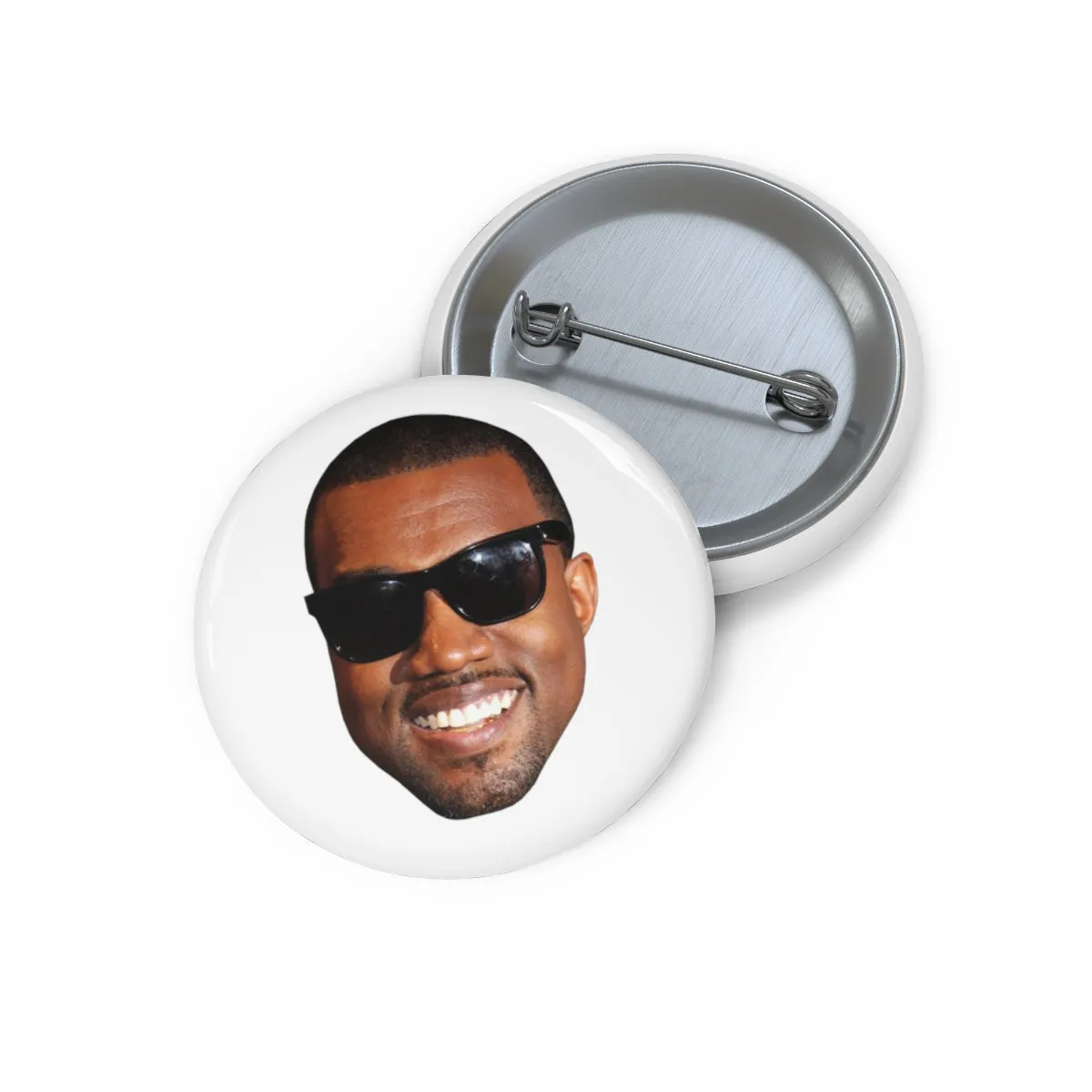 Kanye West Meme Face Funny face Pin Buttons