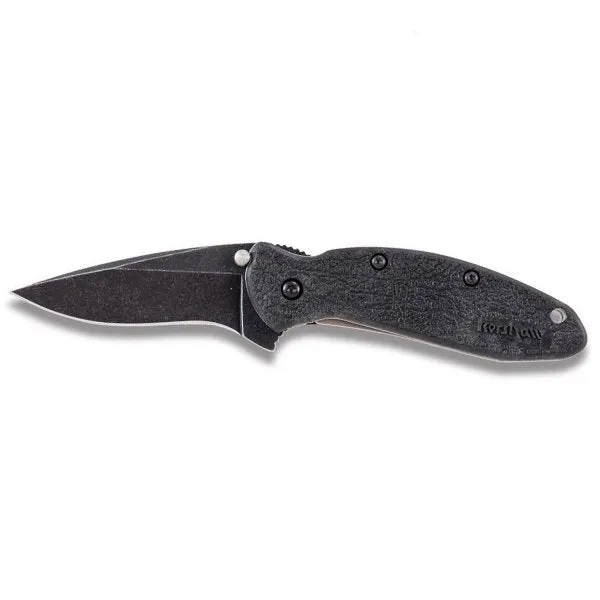 Kershaw Scallion Black Blackwash Knife 1620BLKBW