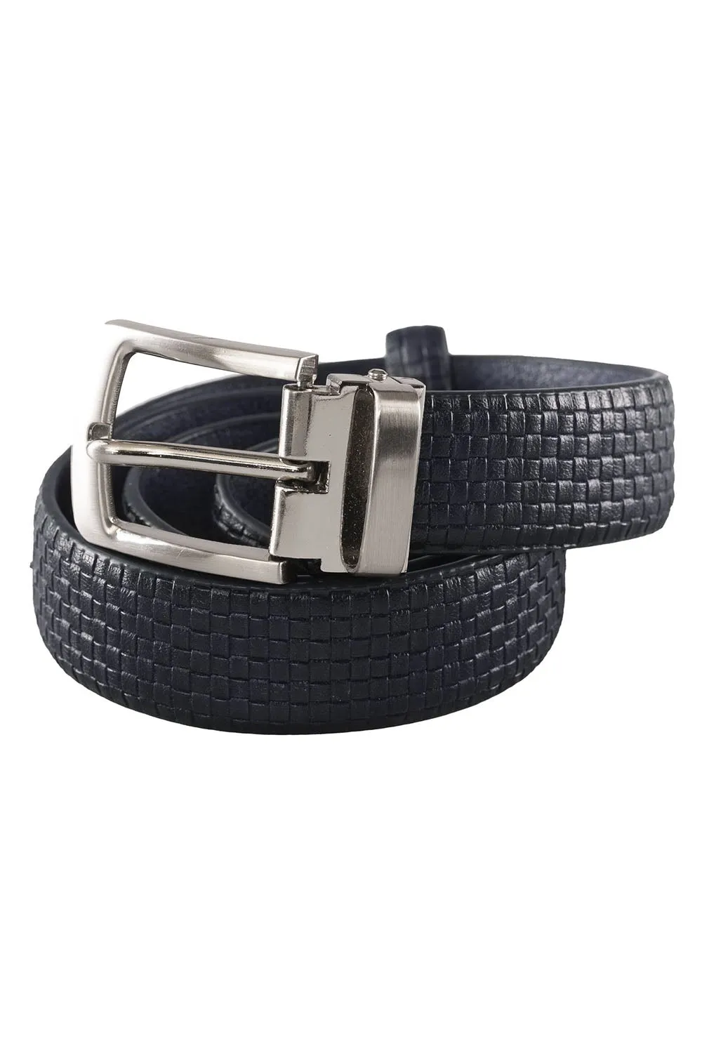 Kid's Basketweave Leather Belt