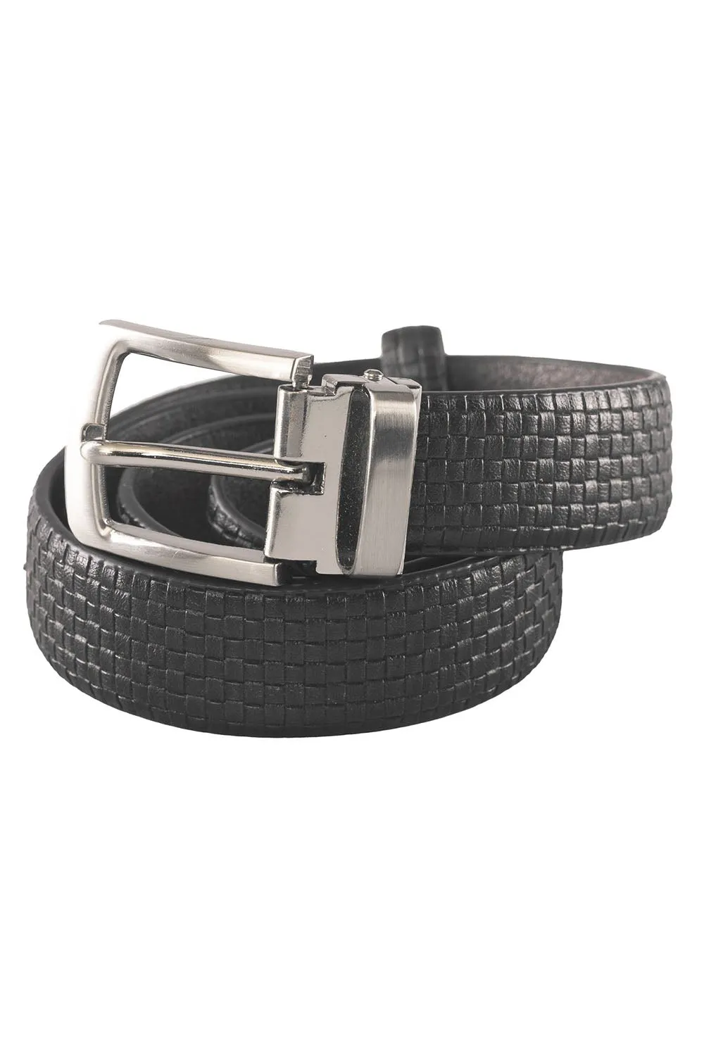 Kid's Basketweave Leather Belt