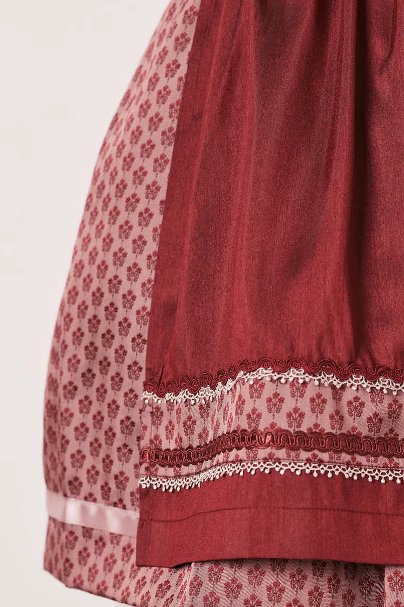 Kruger Mini Dirndl 2pcs. 50cm "Alica" red