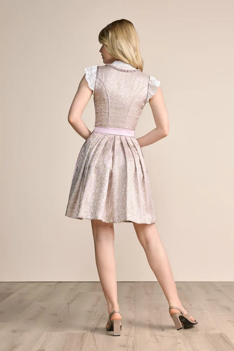 Kruger Mini Dirndl 2pcs. 50cm "Bruni" pink (36,38)