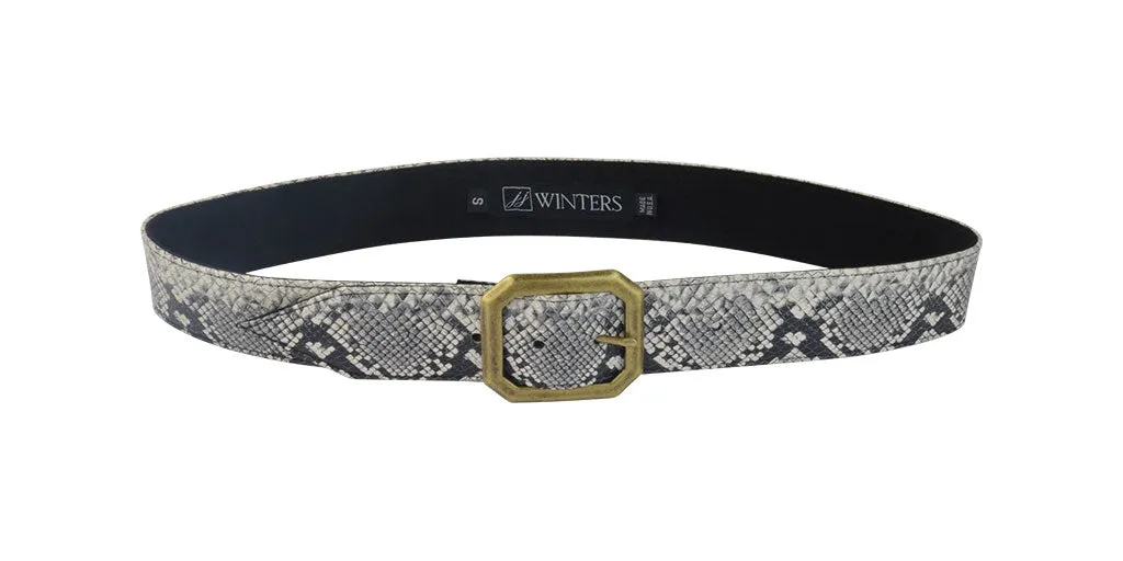 Kylie Python Belt
