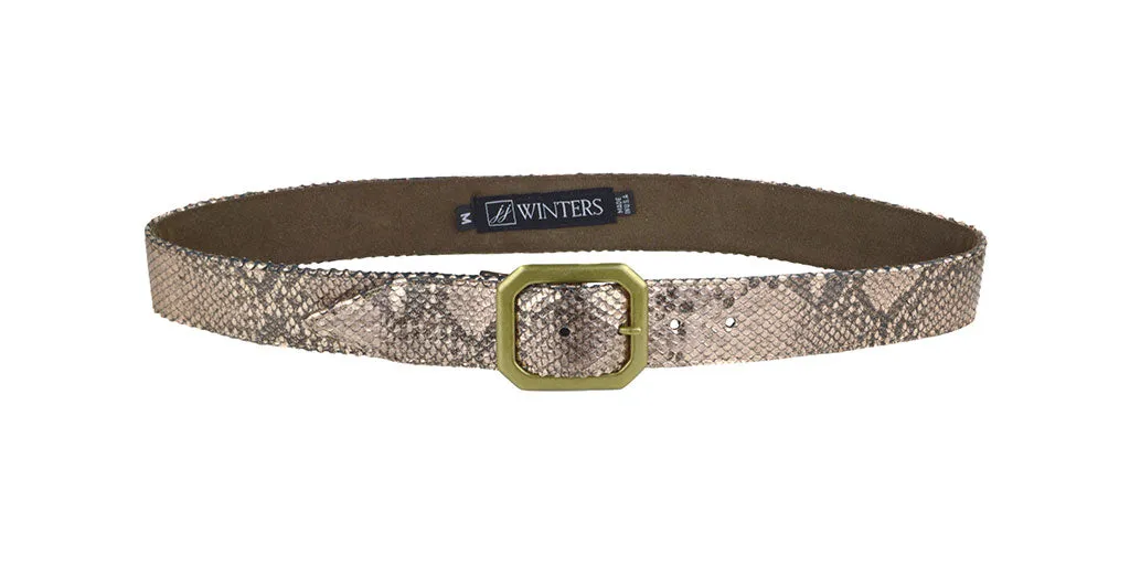 Kylie Python Belt