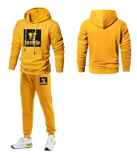 LaceMup Designer Tracksuit gold/black