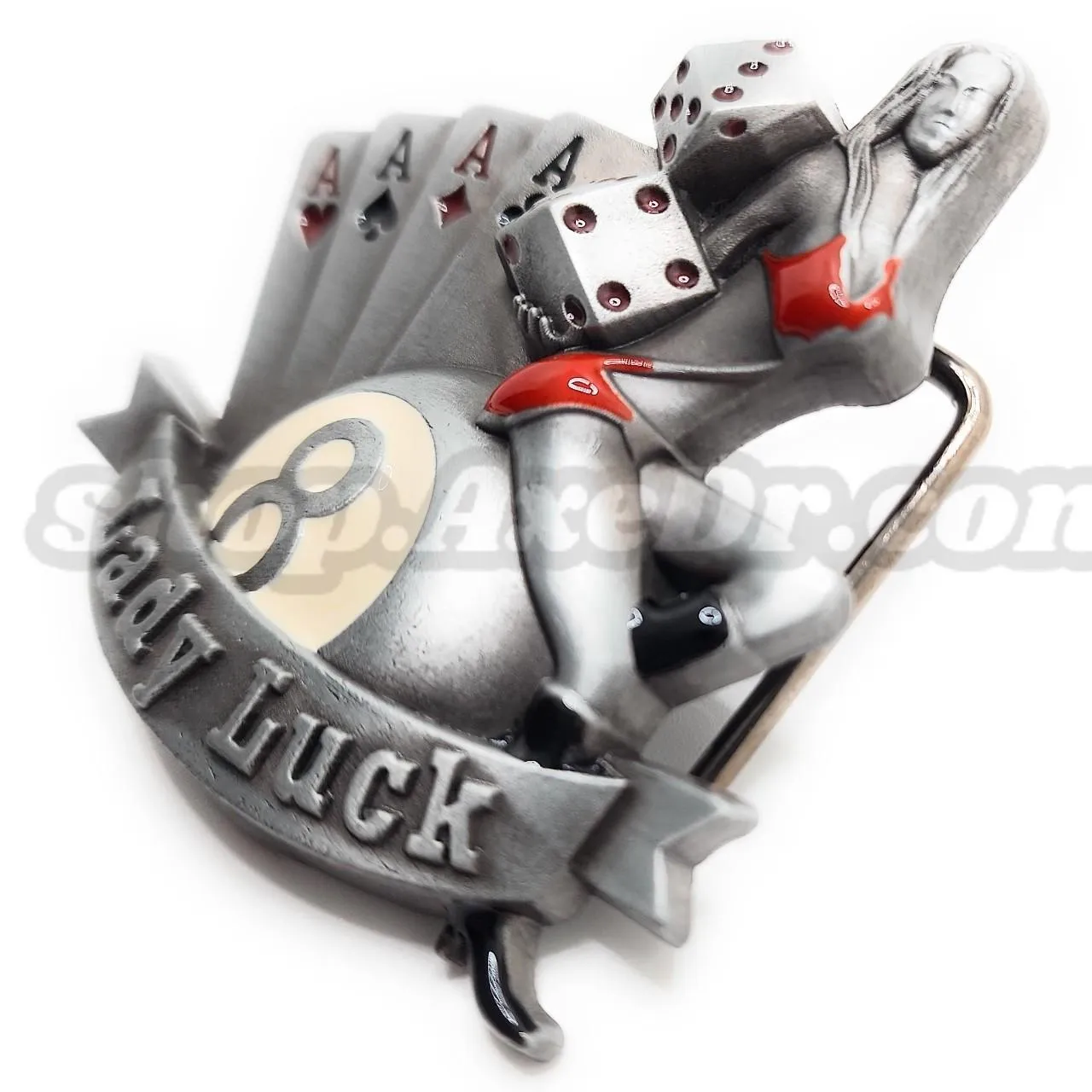 Lady Luck Belt Buckle