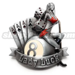 Lady Luck Belt Buckle