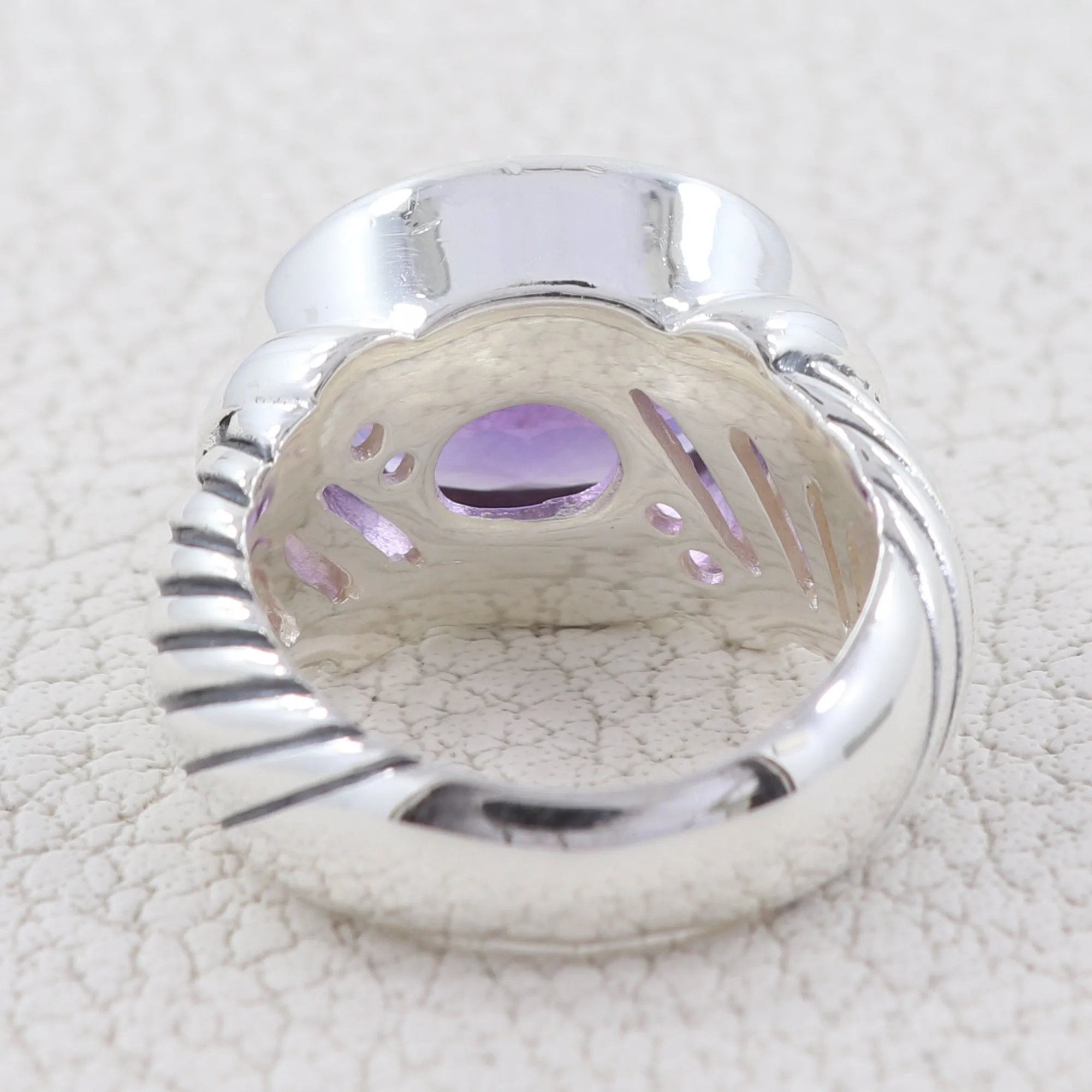Larimar Gemstone Designer Silver Ring