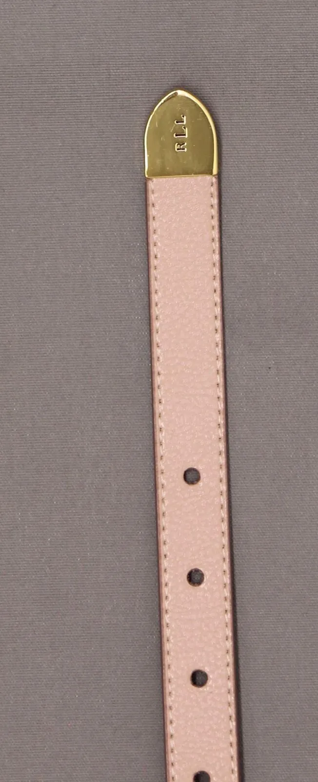 Lauren by Ralph Lauren Women's Bennington Skinny Leather Belt