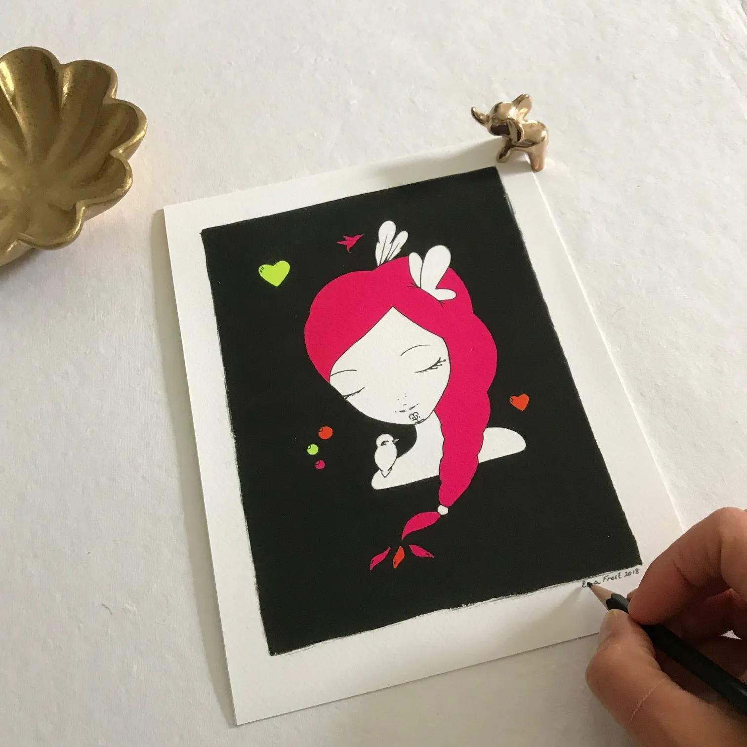 Layla, Night - Love Series (Mini Print)