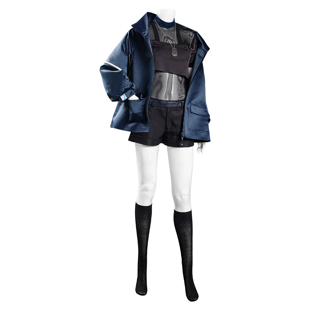 League of Legends LOL KDA Groups Halloween Carnival Suit Akali The Rogue Assassin Cosplay Costume Coat Vest Outfit