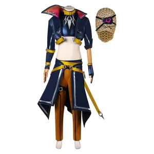 League of Legends Shieda Kayn The Shadow Reaper Heartsteel Cosplay Costume Outfits