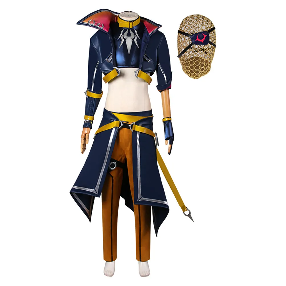 League of Legends Shieda Kayn The Shadow Reaper Heartsteel Cosplay Costume Outfits