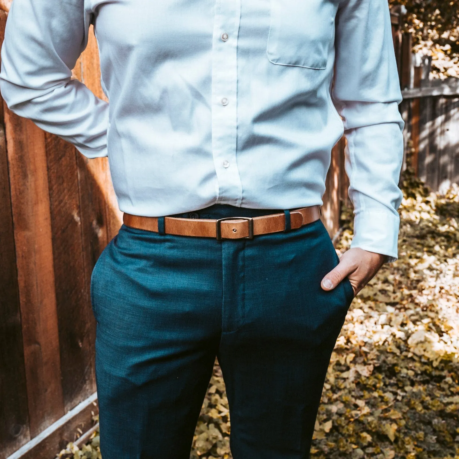 Leather Conway Belt - 1"
