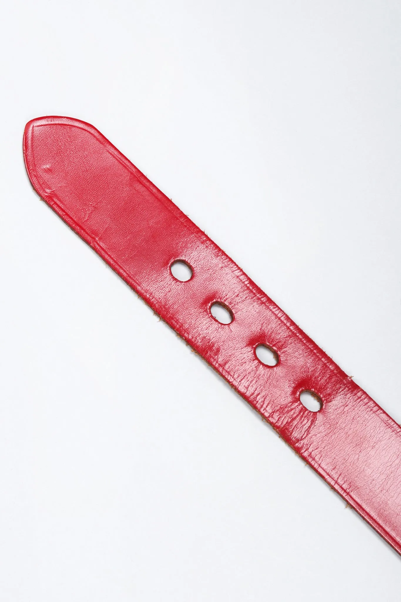 Leather Lion Fob Belt