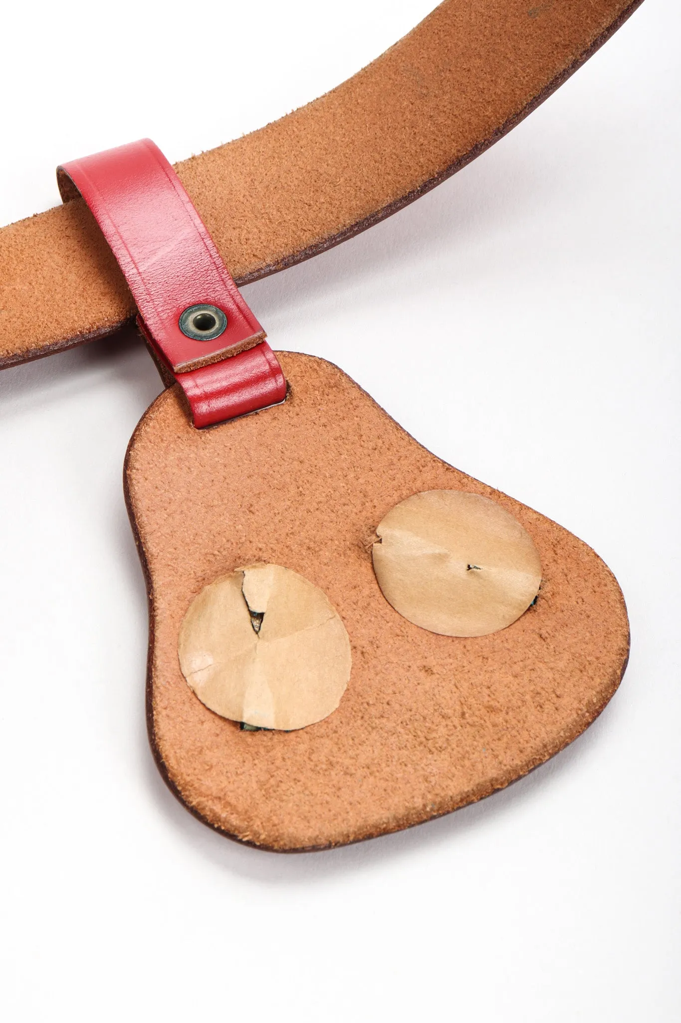 Leather Lion Fob Belt