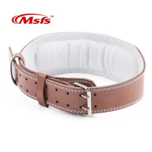 Leather Weightlifting Belt Gym