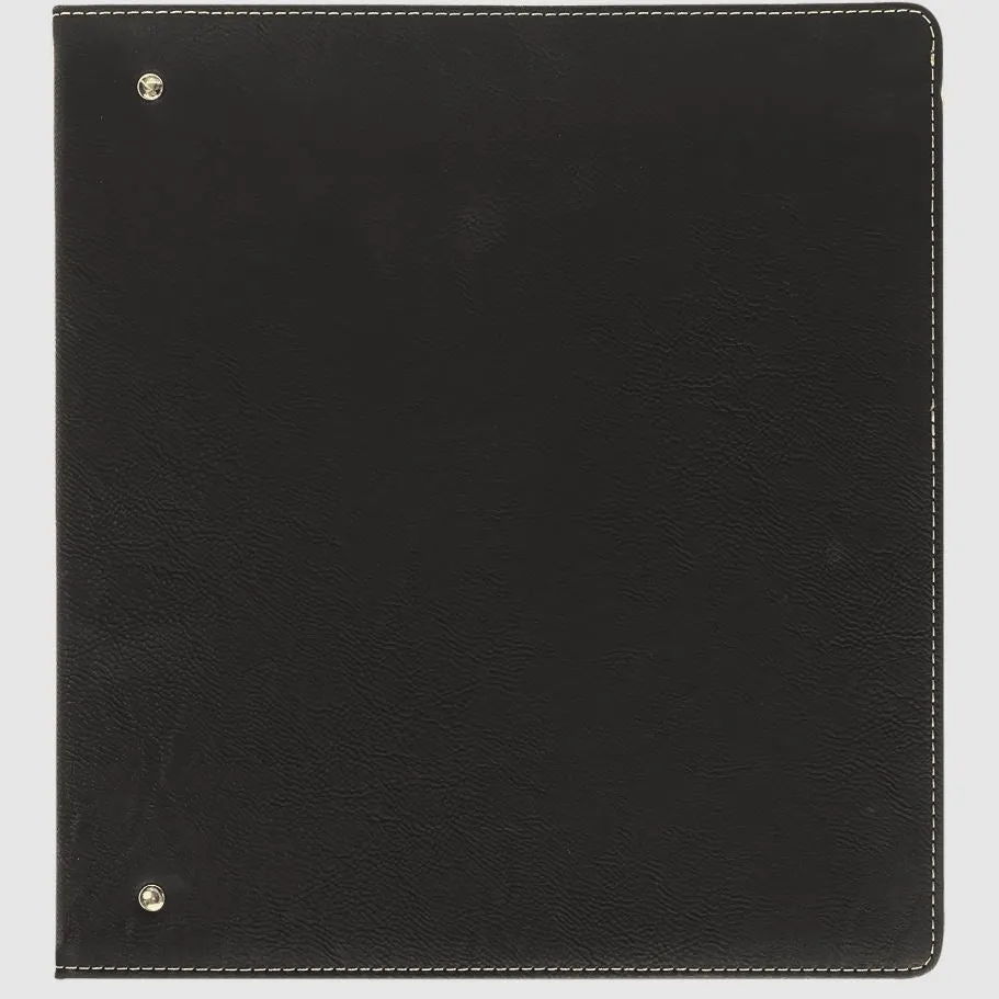 Leatherette 3 Ring Binder with 2" Slant D Rings
