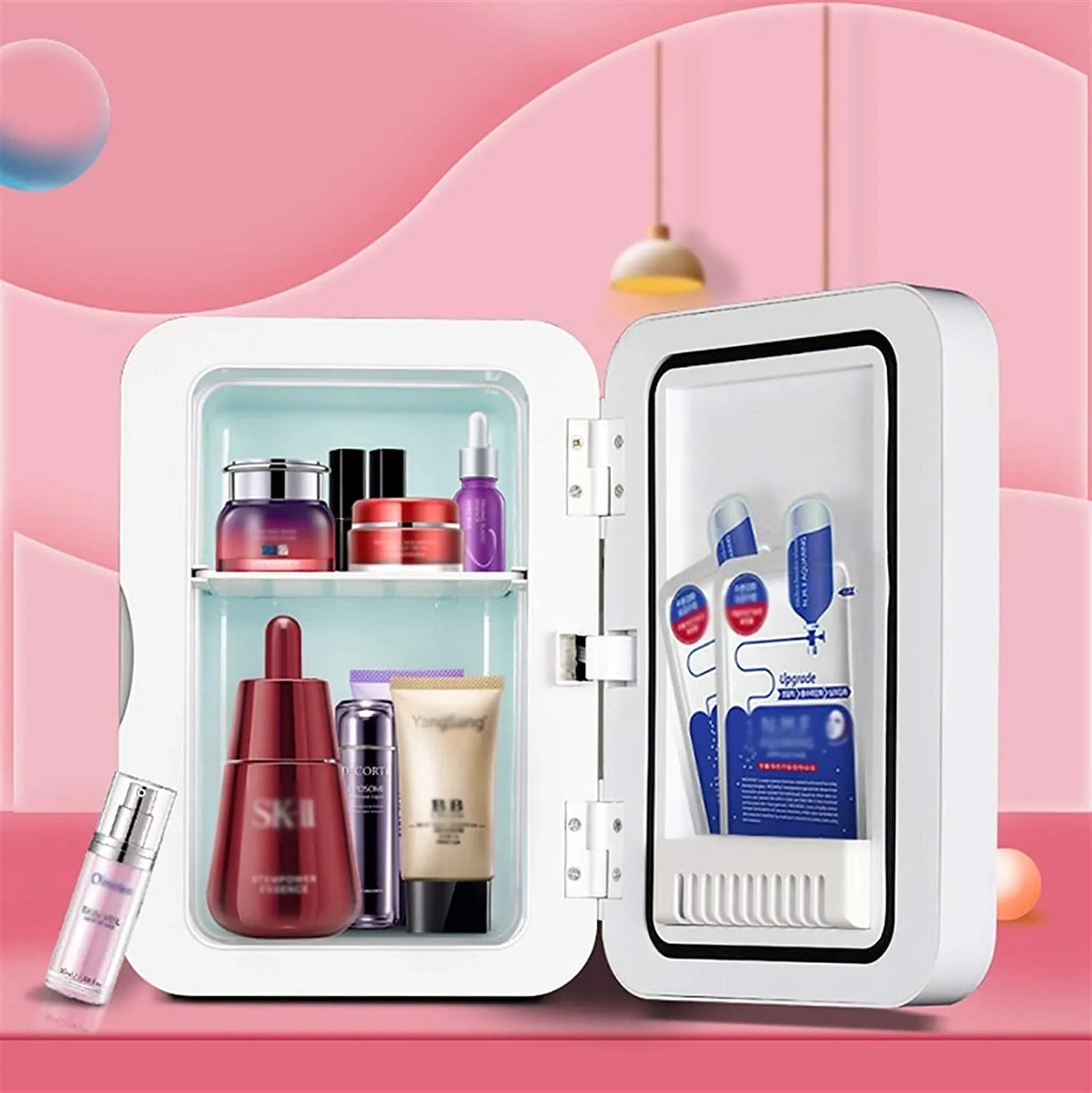 LED Mini Cooler/Mini Fridge for Cosmetics, Beverages, Food, or Medicines