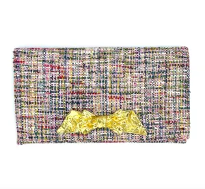 Lee Clutch - Rainbow Tweed