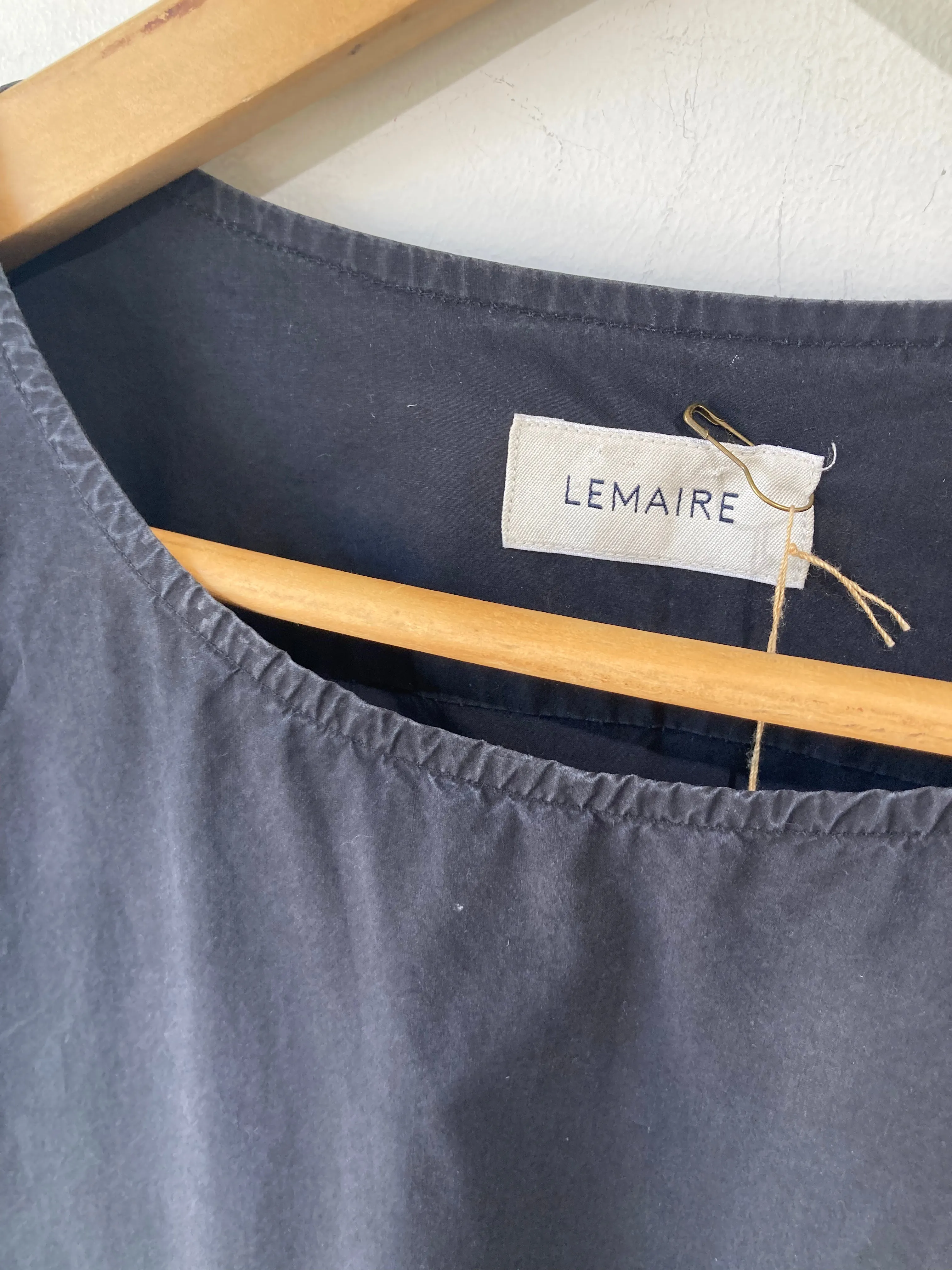 Lemaire Black Short Sleeve Top