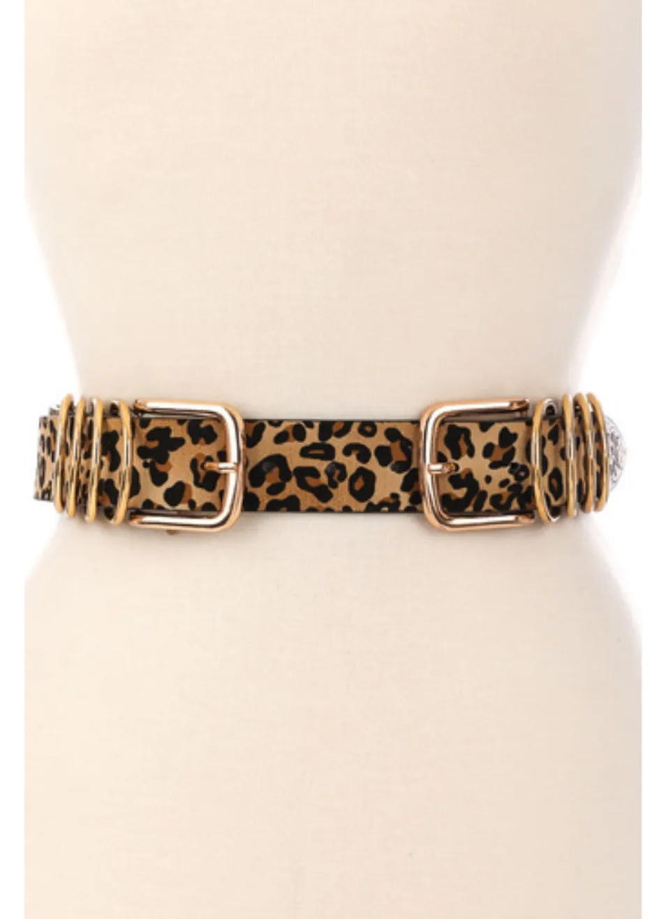 Leopard Buckle Belt