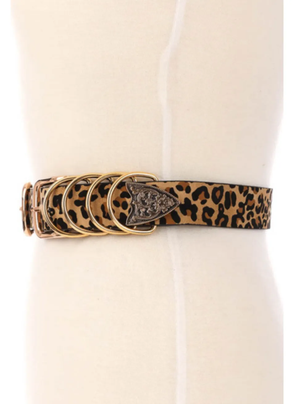 Leopard Buckle Belt