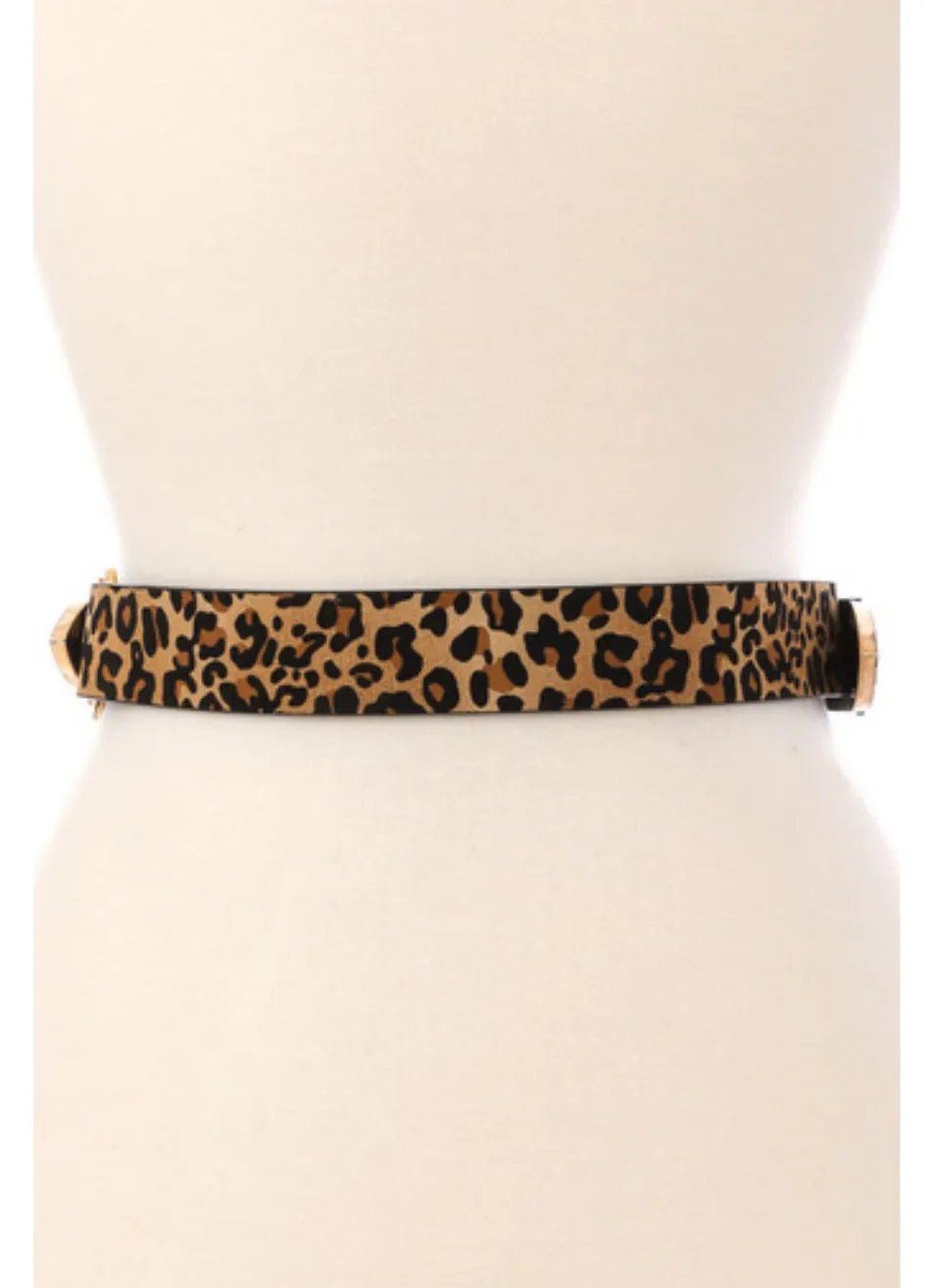 Leopard Buckle Belt