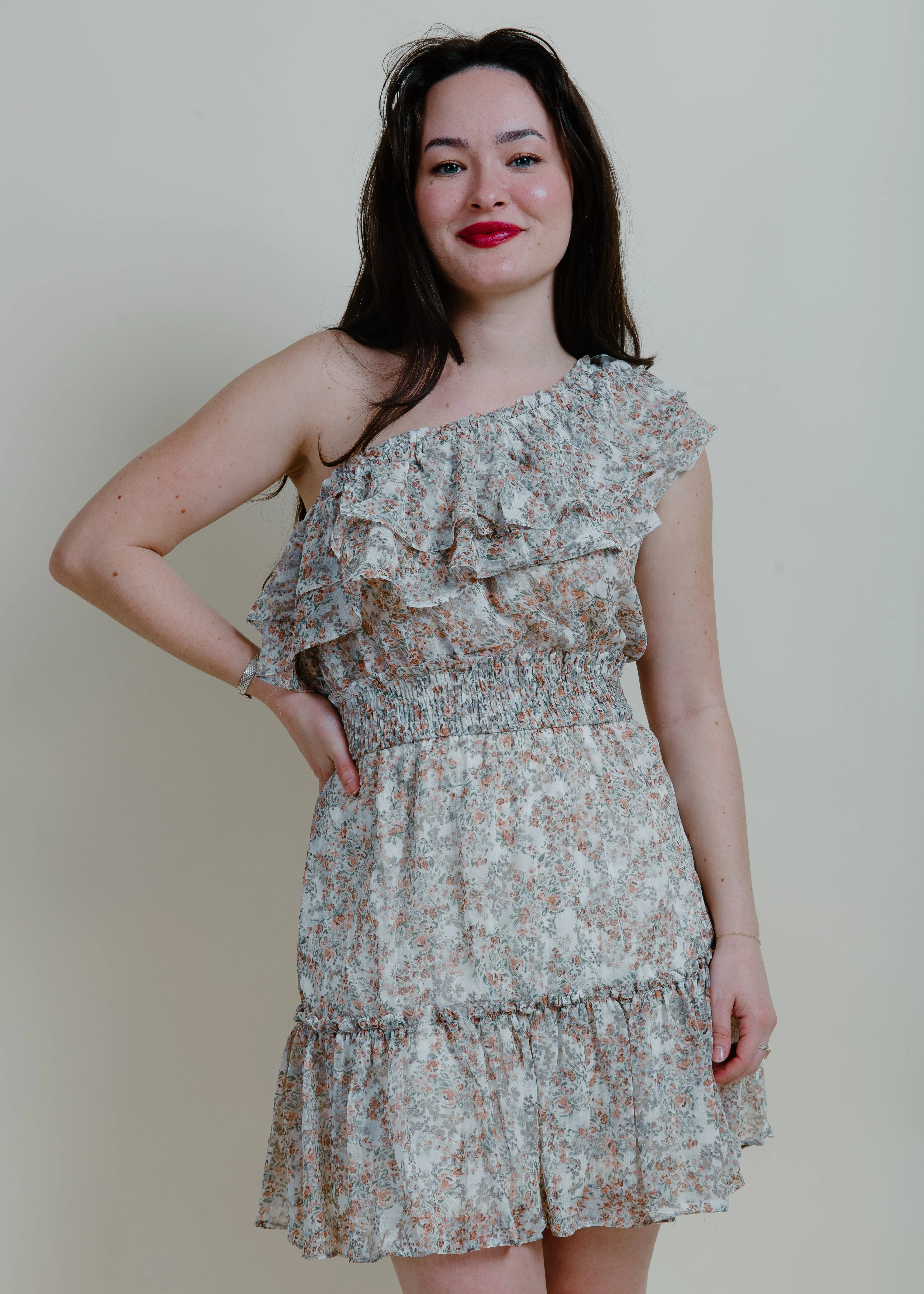 Life Is Better One Shoulder Dress