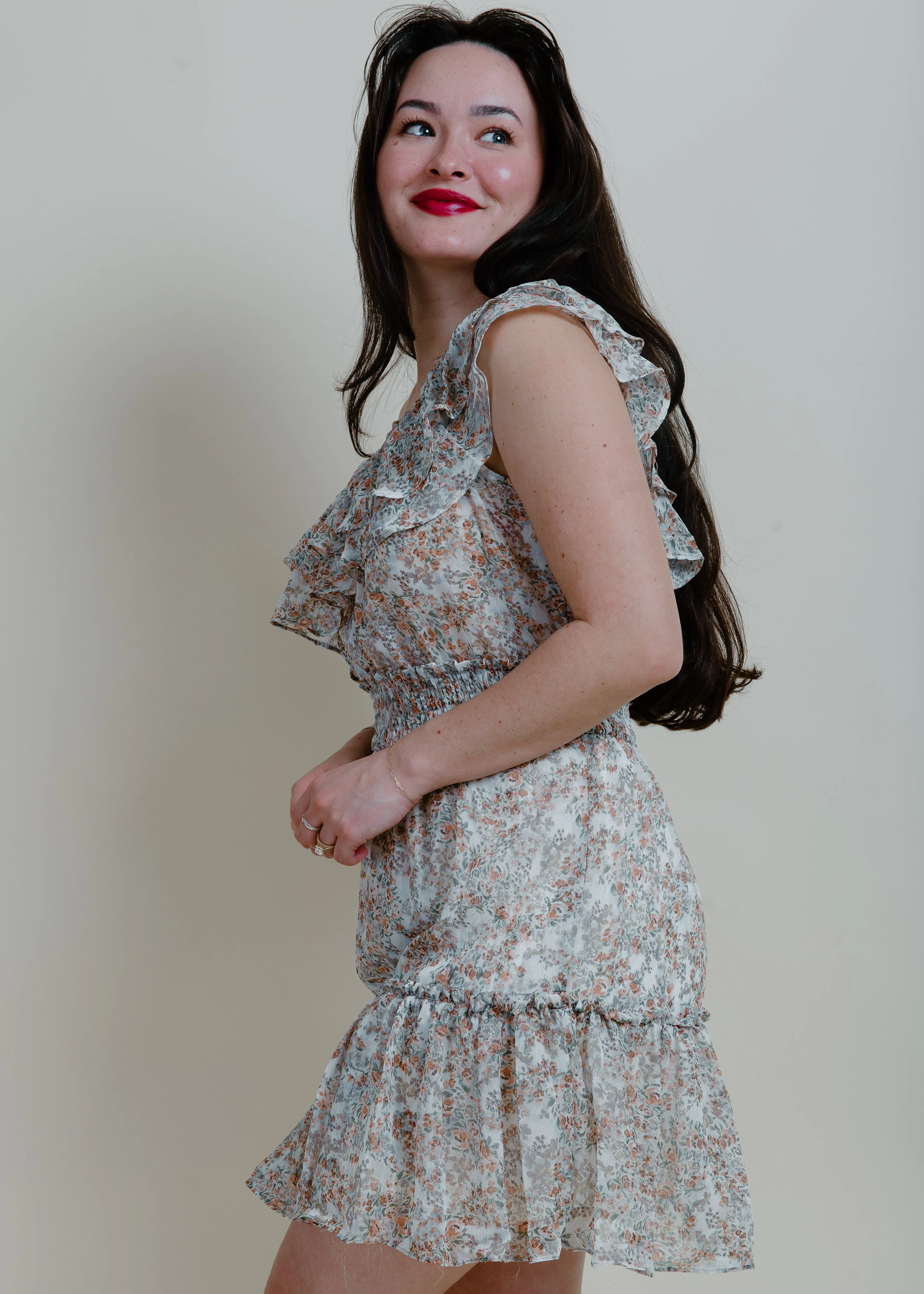 Life Is Better One Shoulder Dress