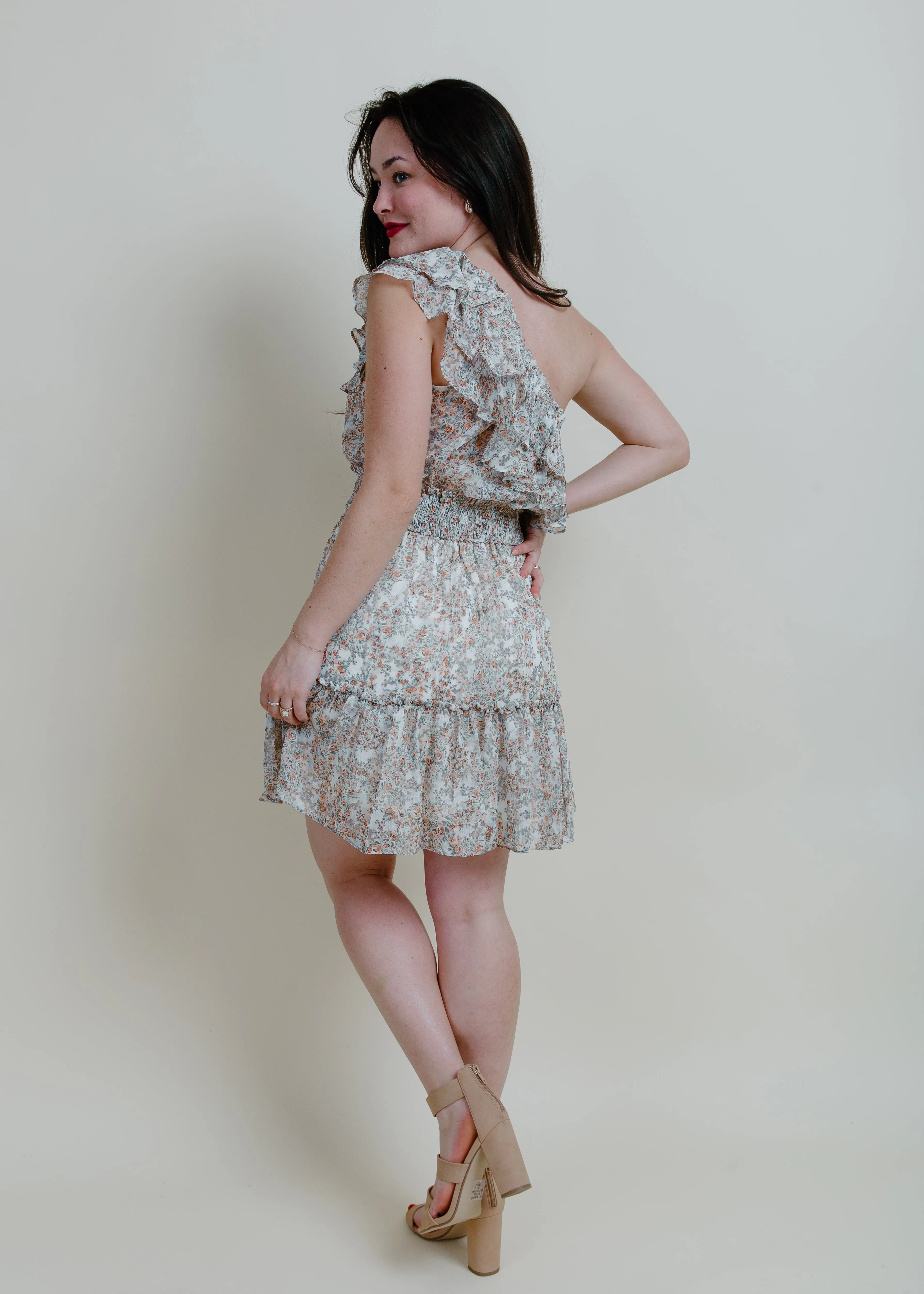 Life Is Better One Shoulder Dress