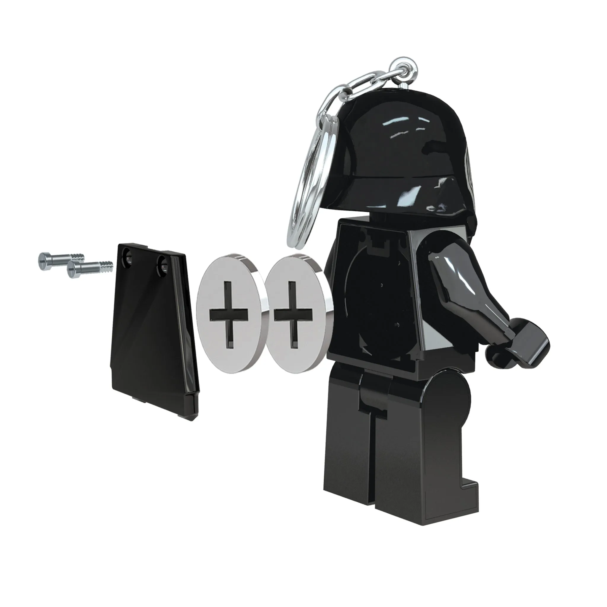 Light First Order Tie Pilot Key Chain