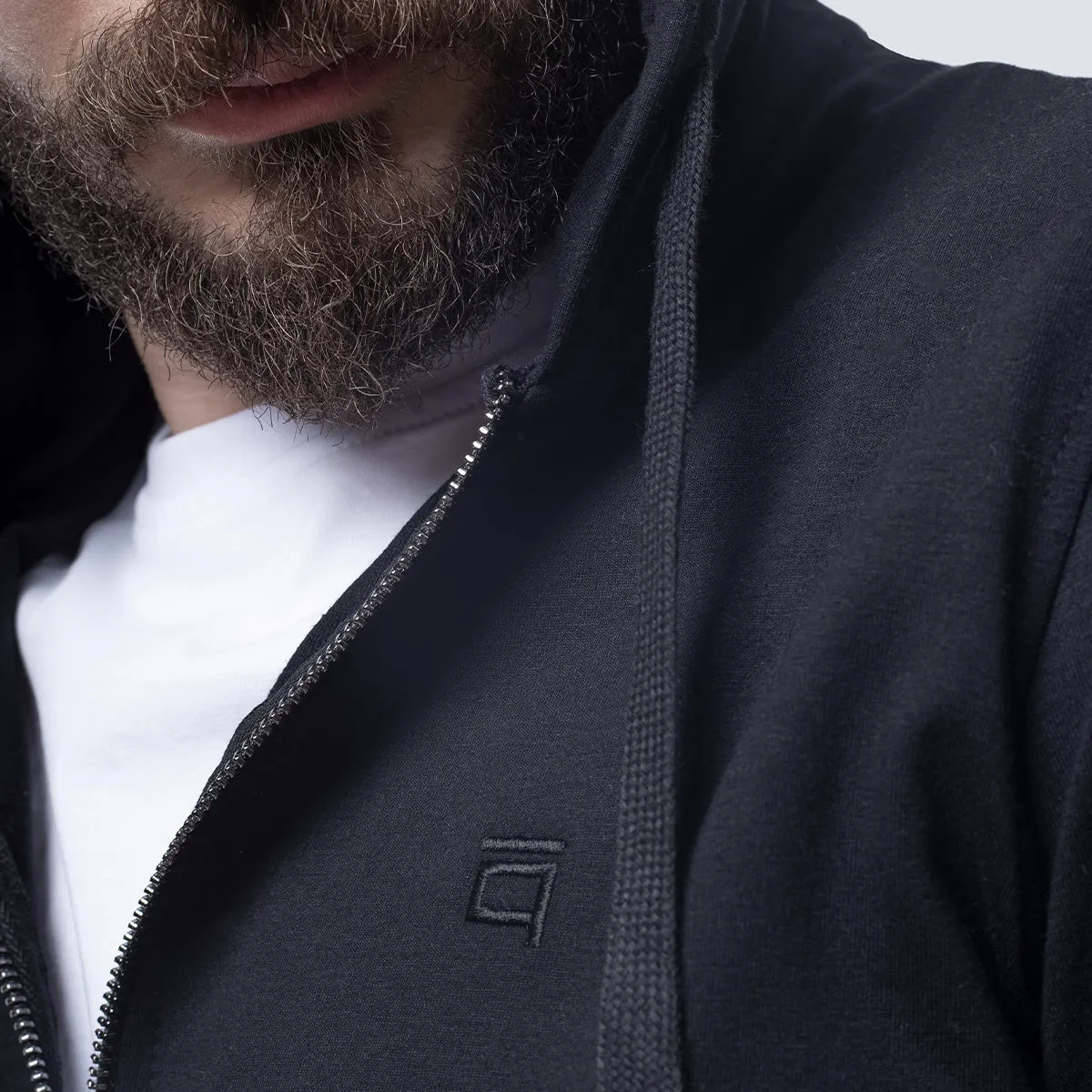 Light Zipper . Black