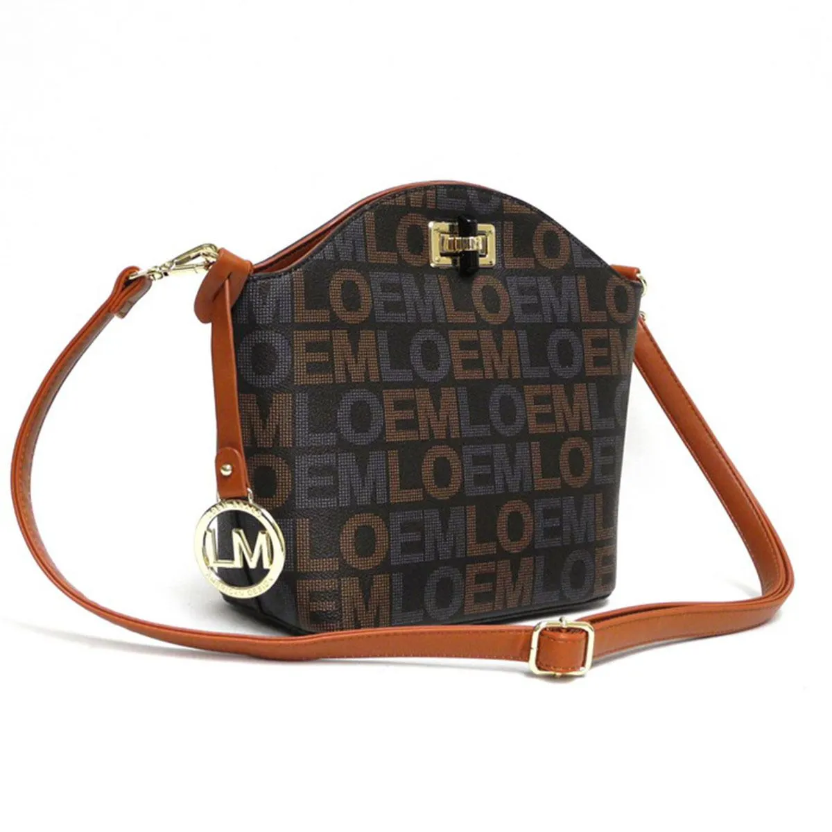 LOEM switch lock signature cross-body shoulder Bag wallet set Designer pockets