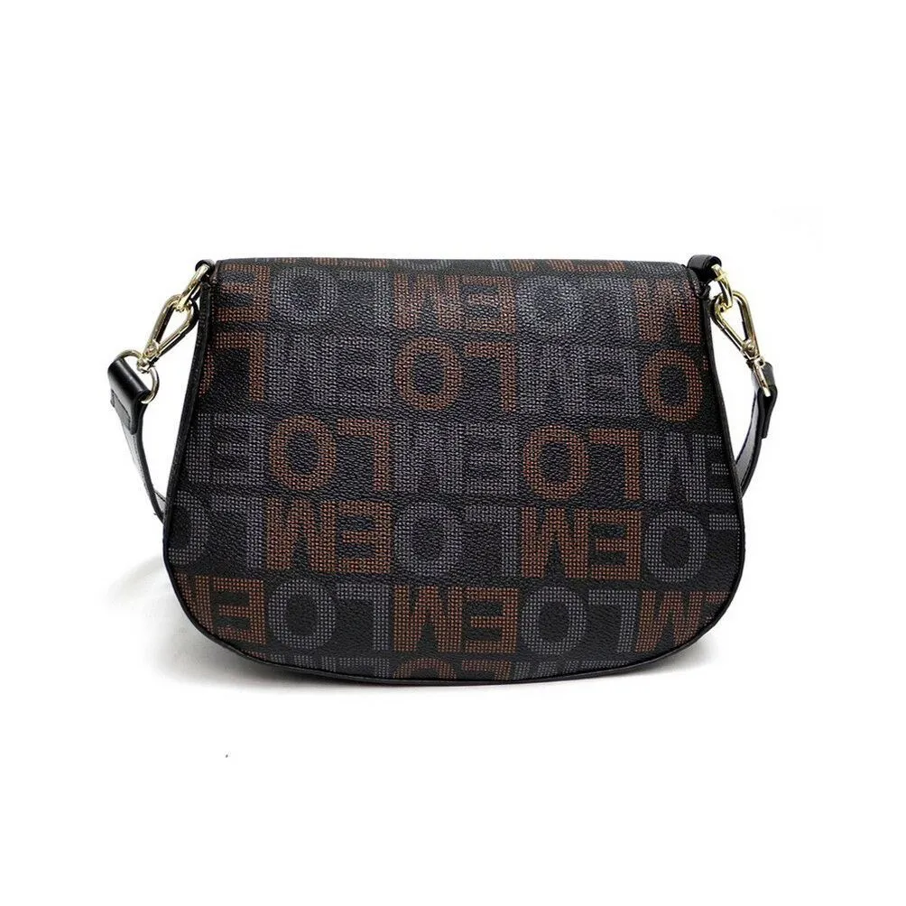 LOEM white crossbody shoulder Bag messenger handbag signature flap over pockets