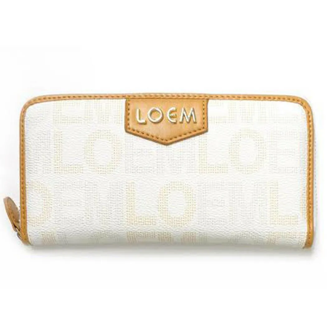 LOEM white crossbody shoulder wallet Bag set messenger handbag signature flap
