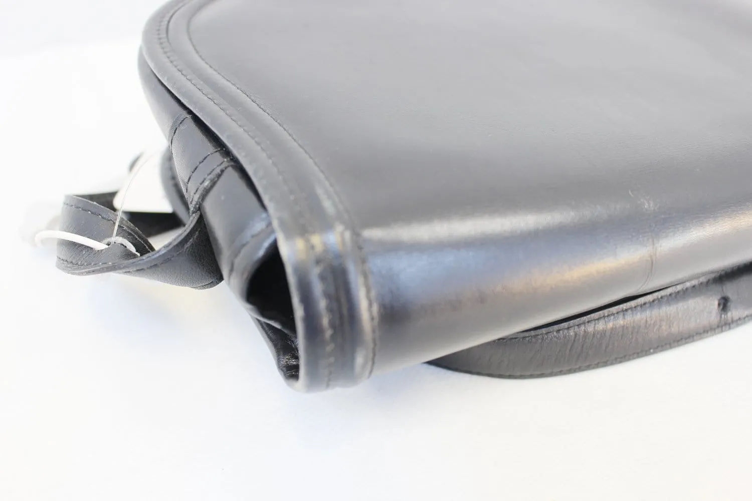 LONGCHAMP Black Leather Crossbody Bag