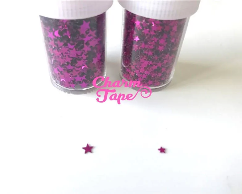 Loose mini Stars glitters, bottle UV resin, nail gel, acrylic nail, nail polish glitter No hole Metallic Embellishment Costume Craft