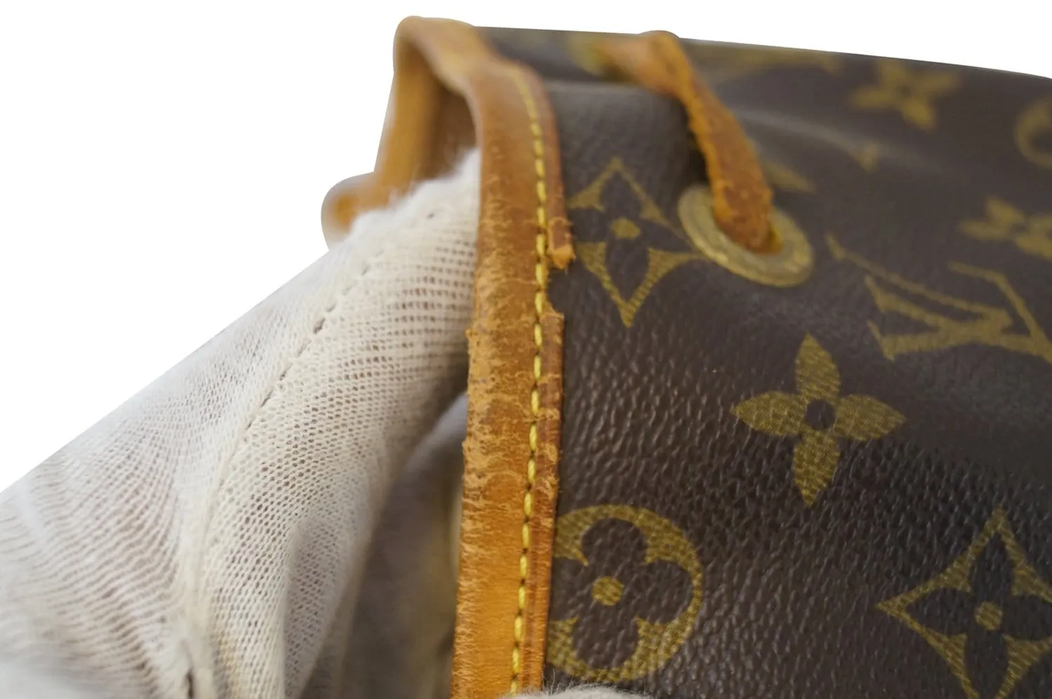 LOUIS VUITTON Backpack Bag Monogram Brown Montsouris GM