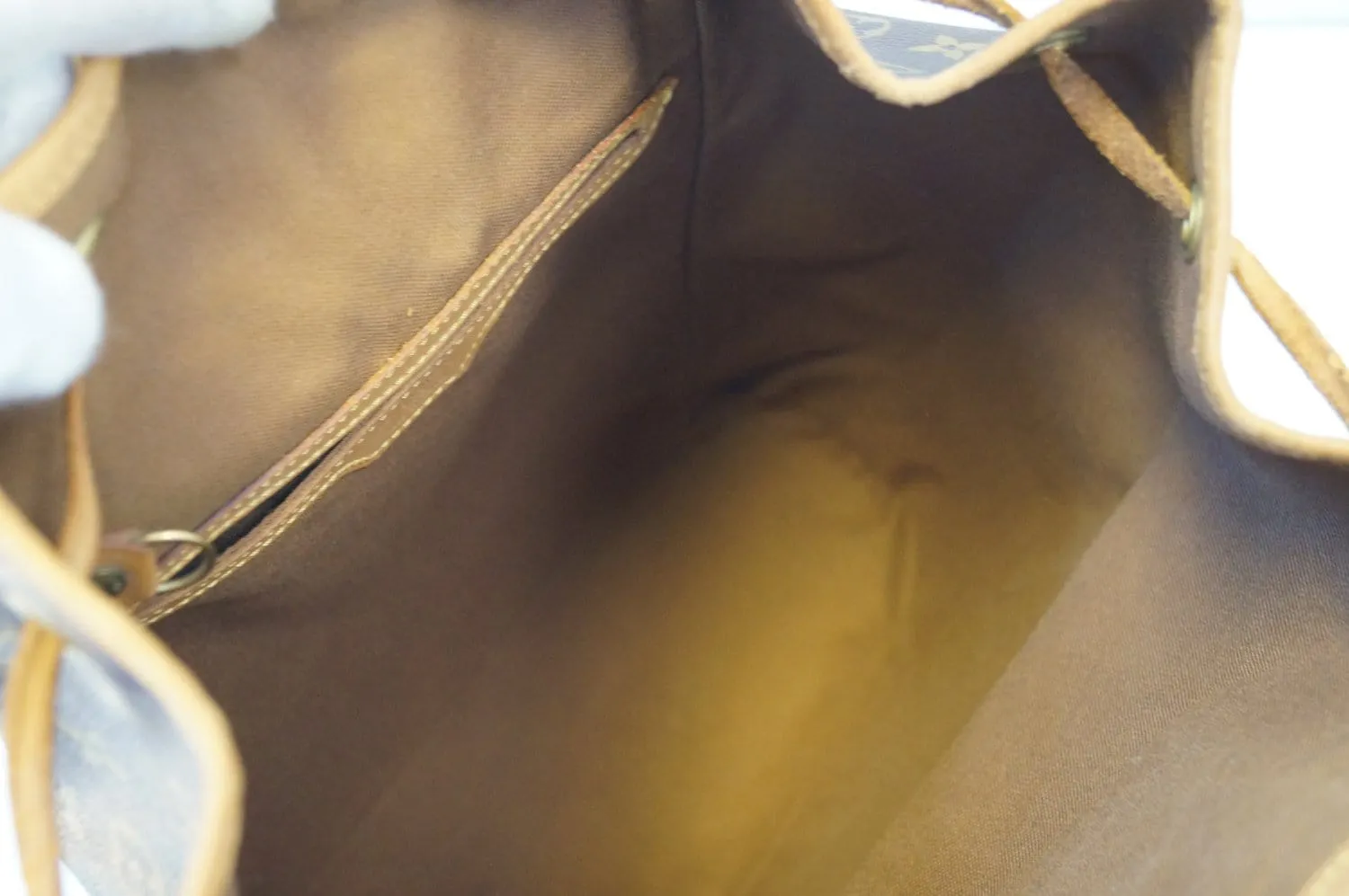 LOUIS VUITTON Backpack Bag Monogram Brown Montsouris GM