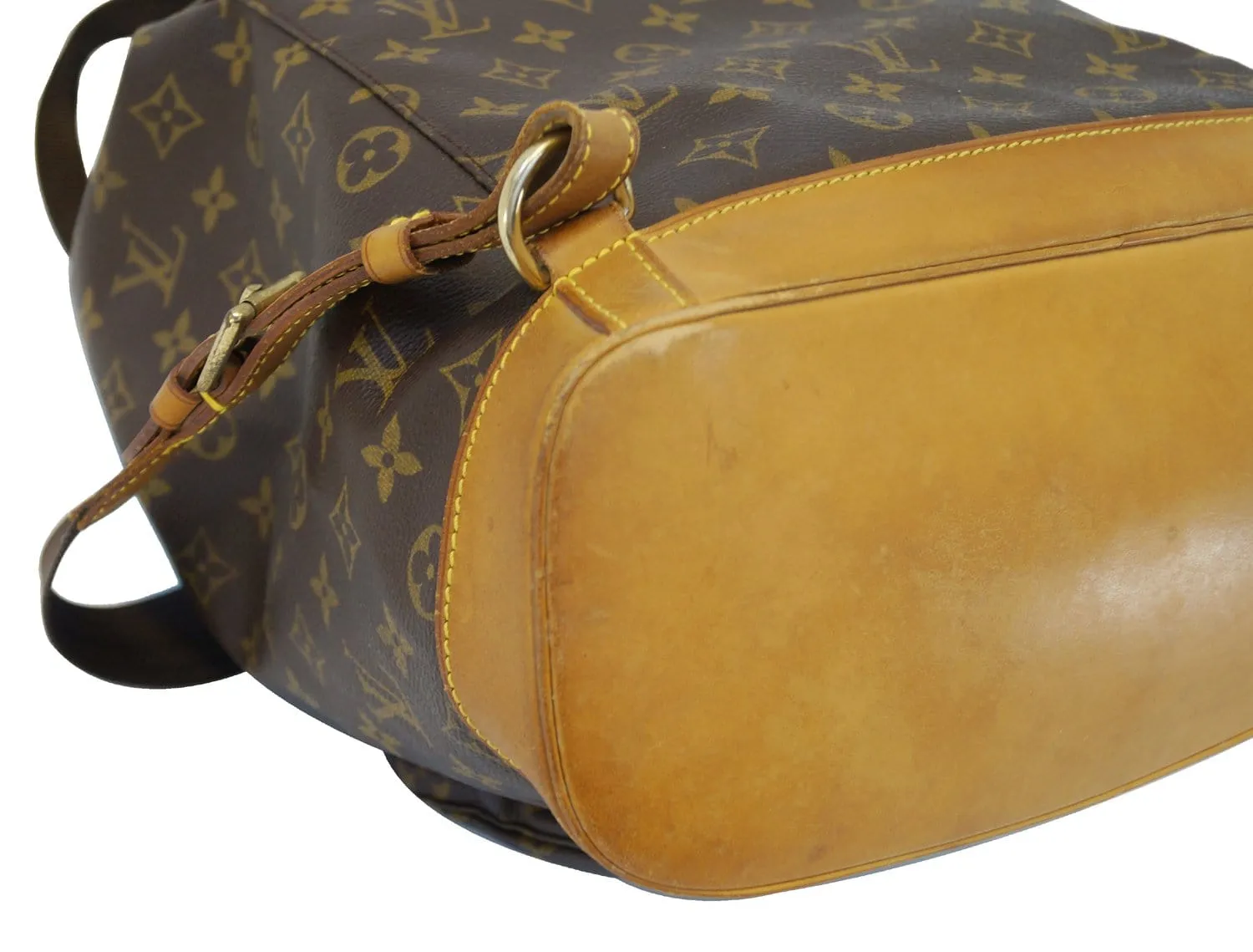 LOUIS VUITTON Backpack Bag Monogram Brown Montsouris GM