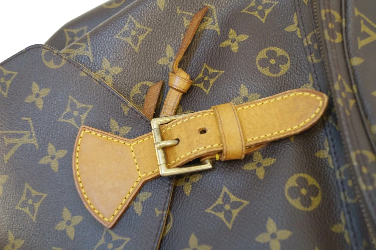 LOUIS VUITTON Backpack Bag Monogram Brown Montsouris GM