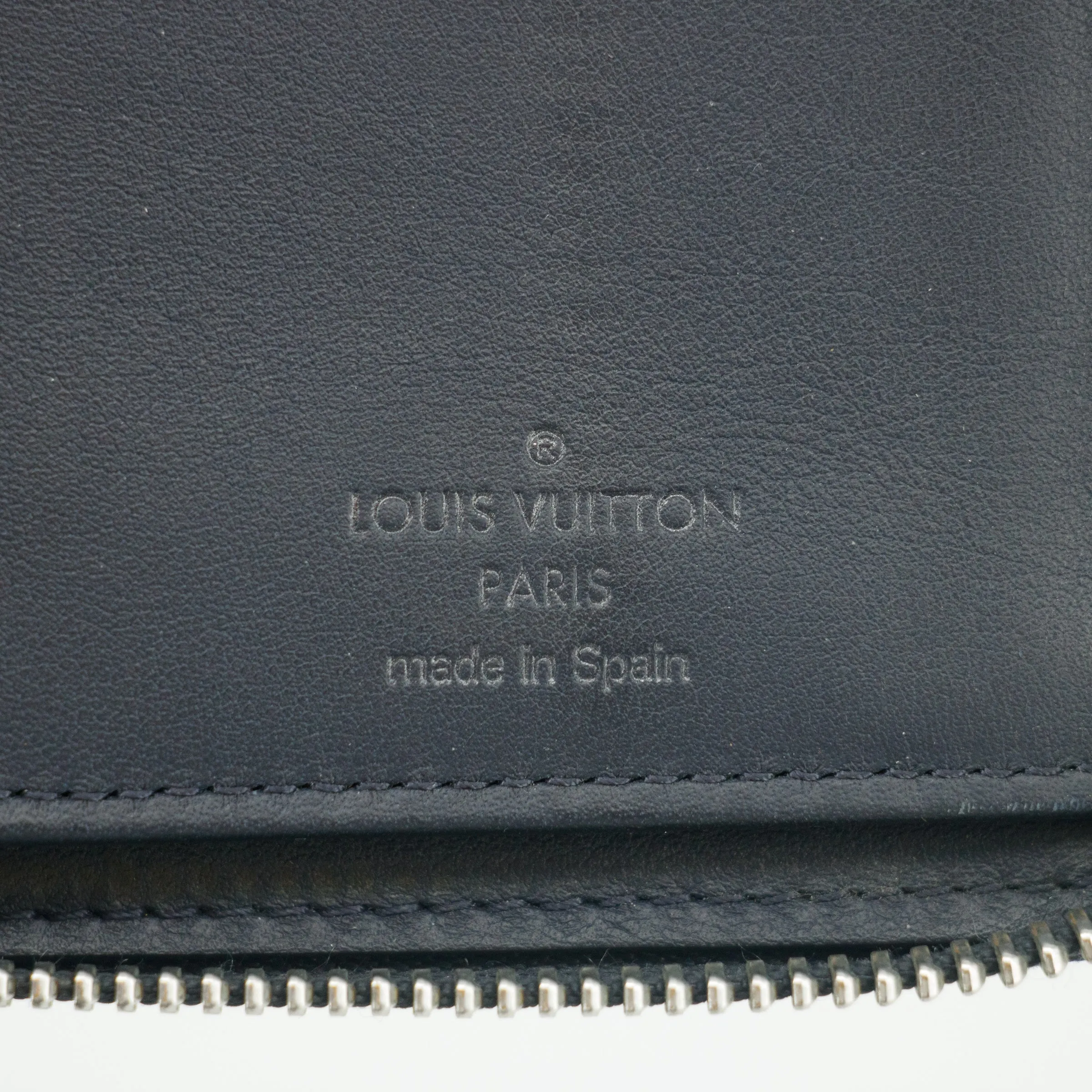 Louis Vuitton Black Damier Infini Vertical Zippy Wallet  #2630