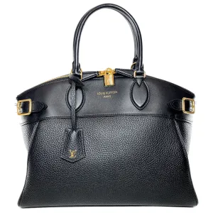 Louis Vuitton Black Taurillon Vendome Lock It MM